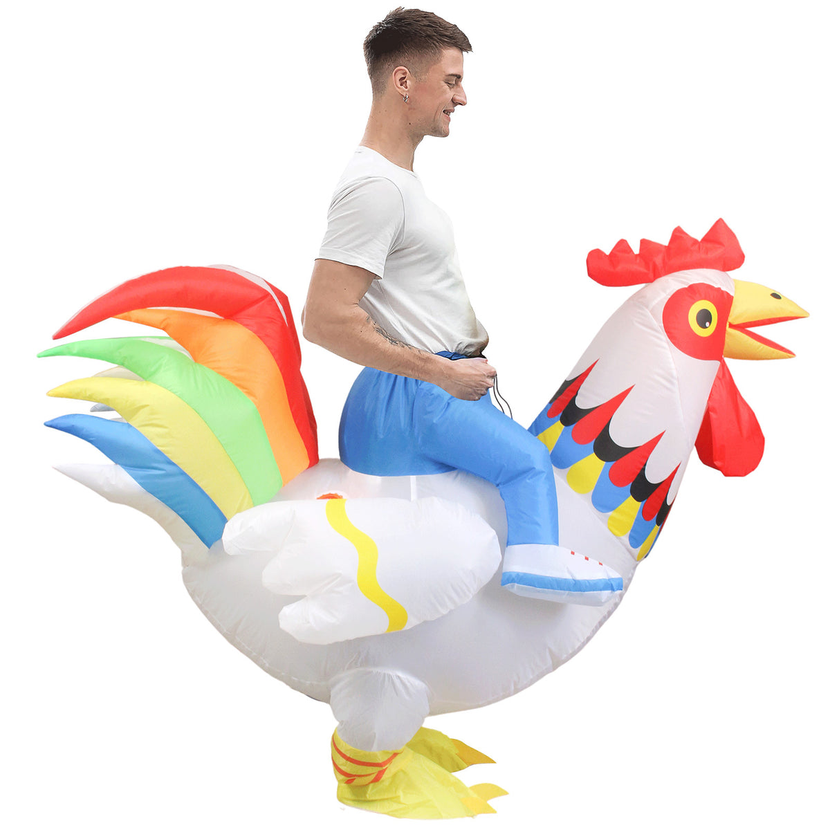 Cheerova Rooster Ride-On Inflatable Halloween Costume - product image 4