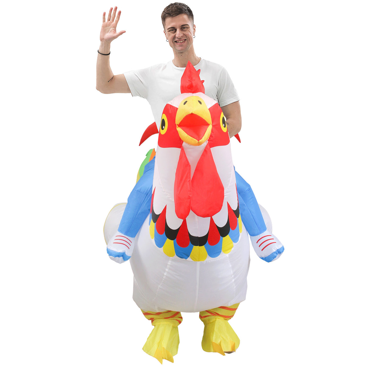 Cheerova Rooster Ride-On Inflatable Halloween Costume - product image 5