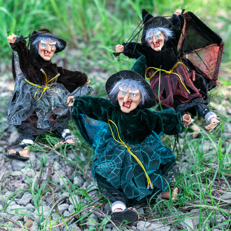Kicking-Leg Parachute Ghost Halloween Decoration - product image 4