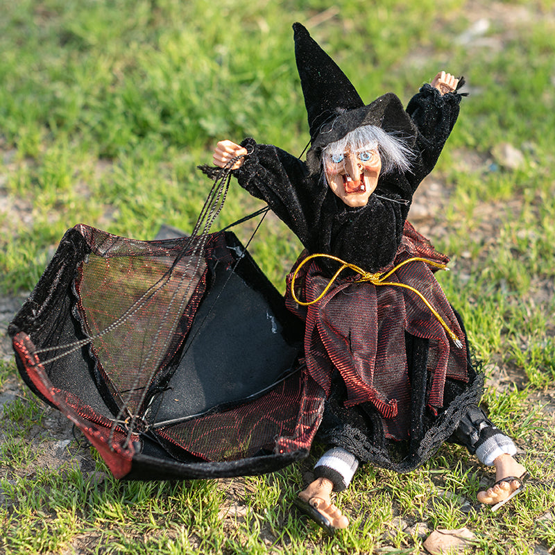 Kicking-Leg Parachute Ghost Halloween Decoration - product image 7
