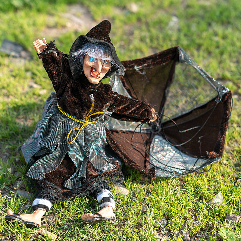 Kicking-Leg Parachute Ghost Halloween Decoration - product image 8