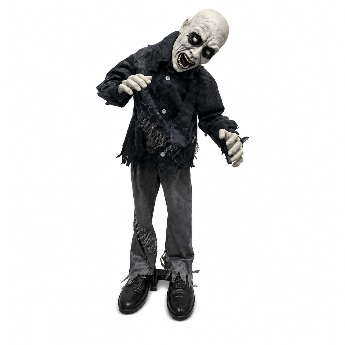 37 In Swaying Zombie with Head Motion & Sound – Tabletop Halloween Prop – alternate product view 7