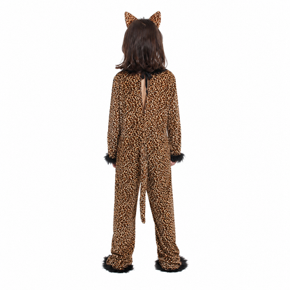 Girls Playful Leopard Girl Halloween Costume - product image 4