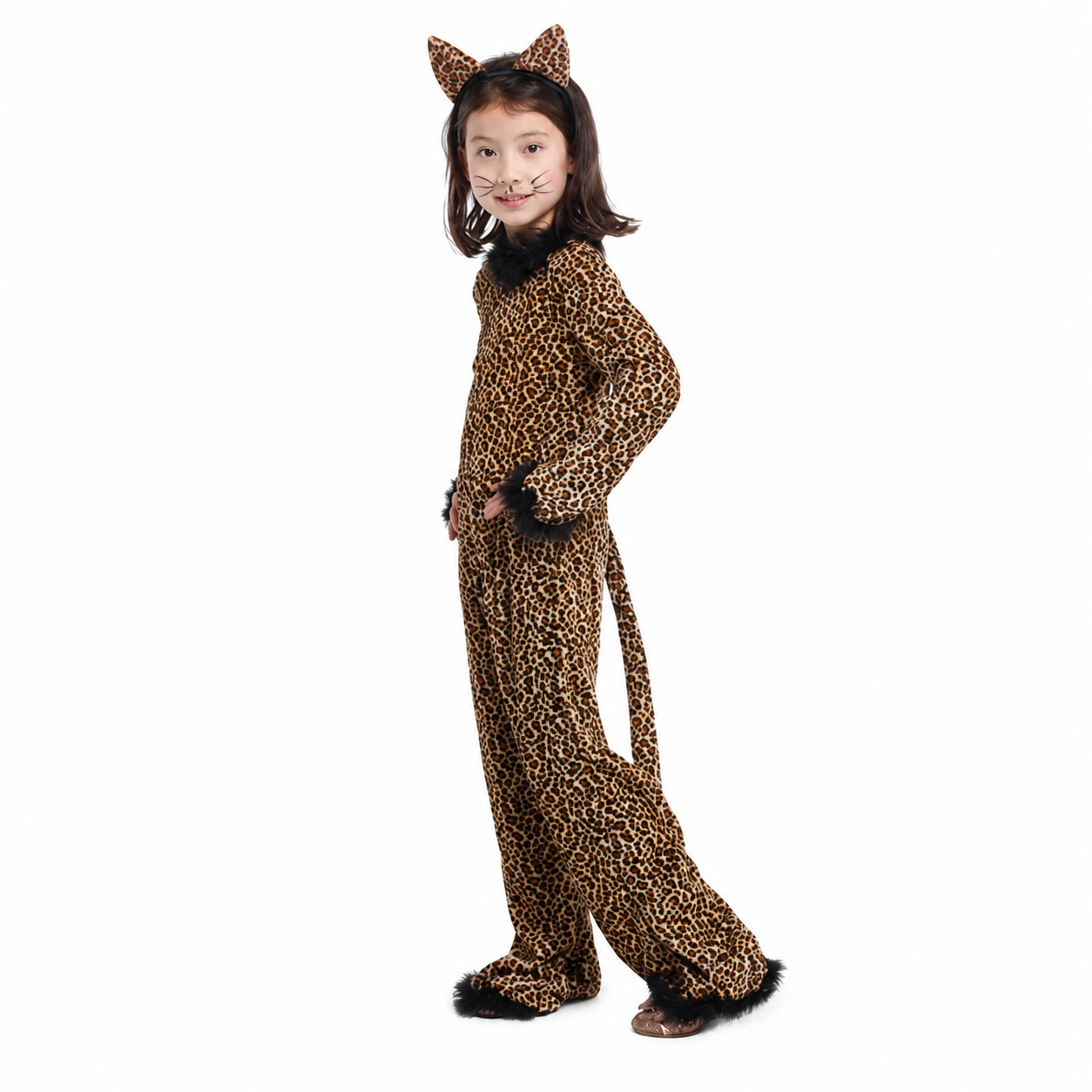 Girls Playful Leopard Girl Halloween Costume - product image 6