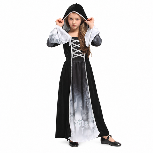Girls Magic Skeleton Princess Halloween Costume - product image 1