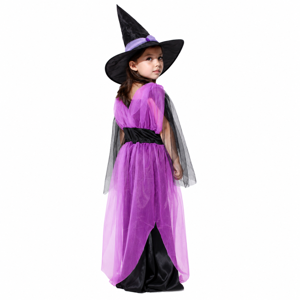 Girls Mesh Witch Halloween Costume - product image 3