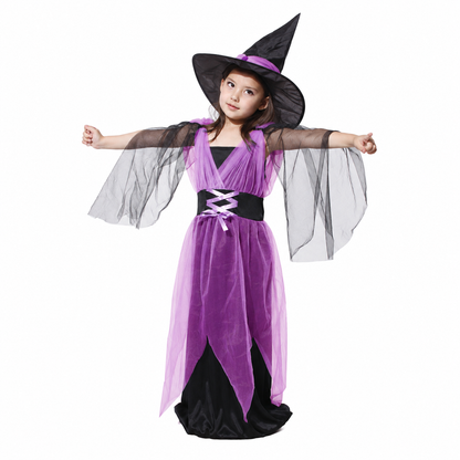 Girls Mesh Witch Halloween Costume - product image 4