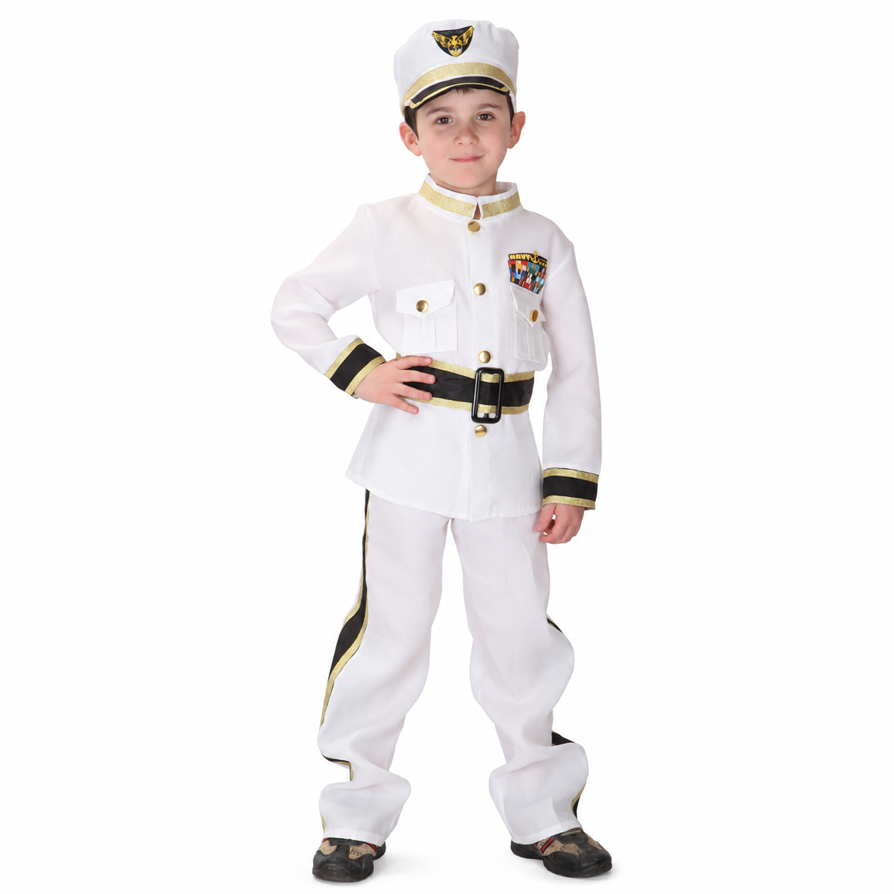 Boys Navy Sailor Halloween Costume - product image 4