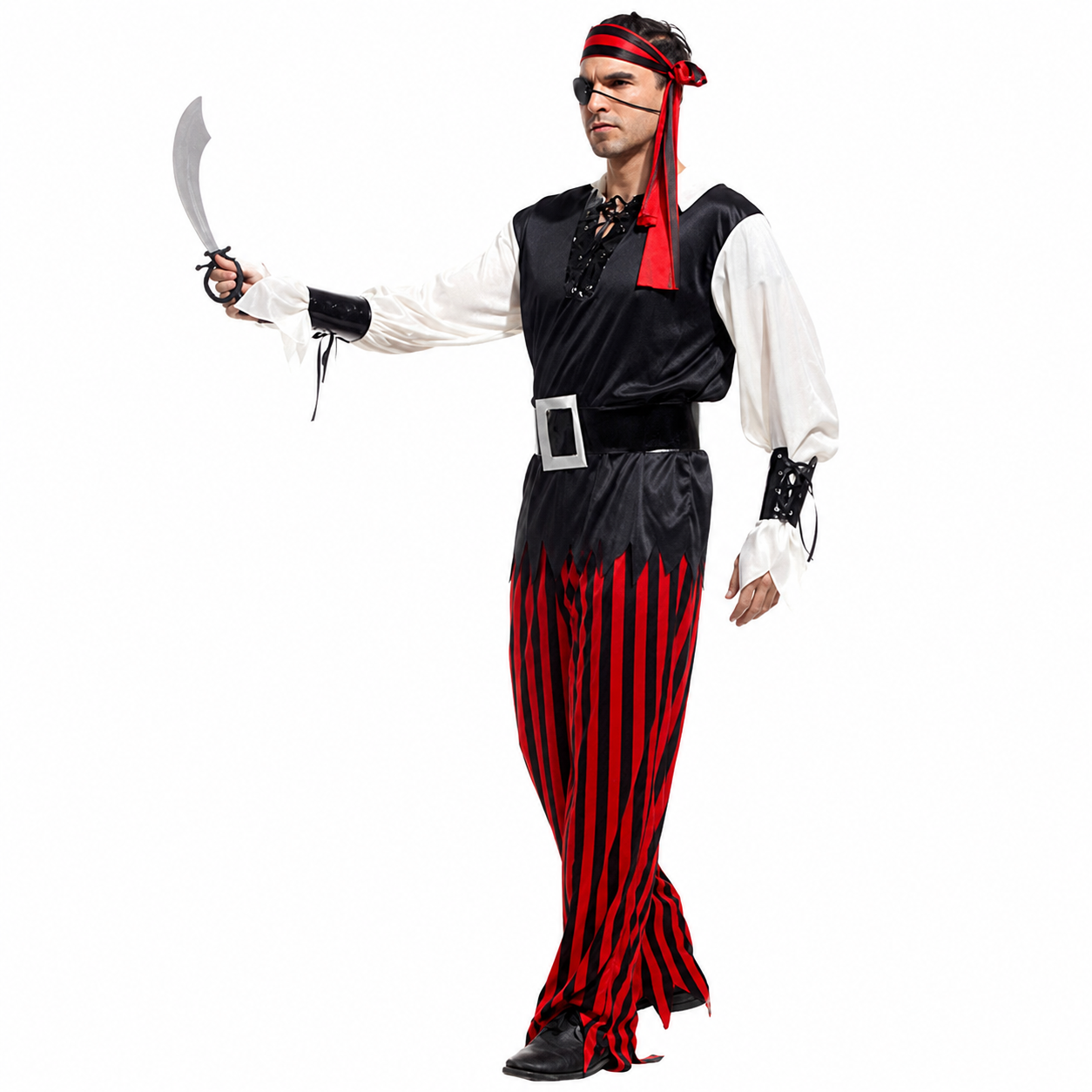 Men's One-Eyed Pirate Halloween Costume - product image 5