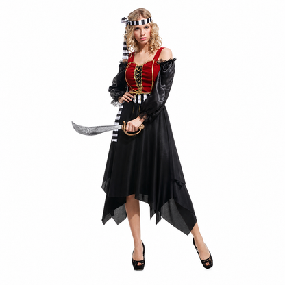 Women's Beautiful Pirate Woman Halloween Costume - product image 3