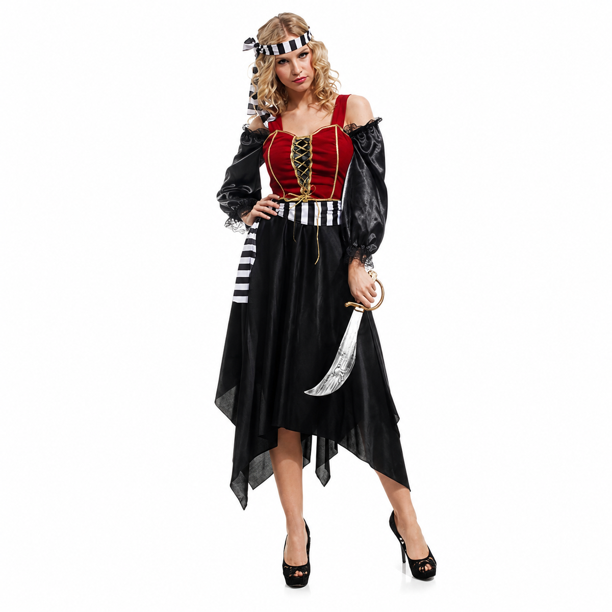 Women's Beautiful Pirate Woman Halloween Costume - product image 4