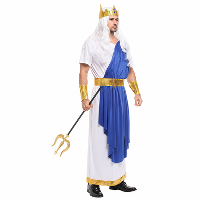 Men's Poseidon Sea God Halloween Costume - product image 5