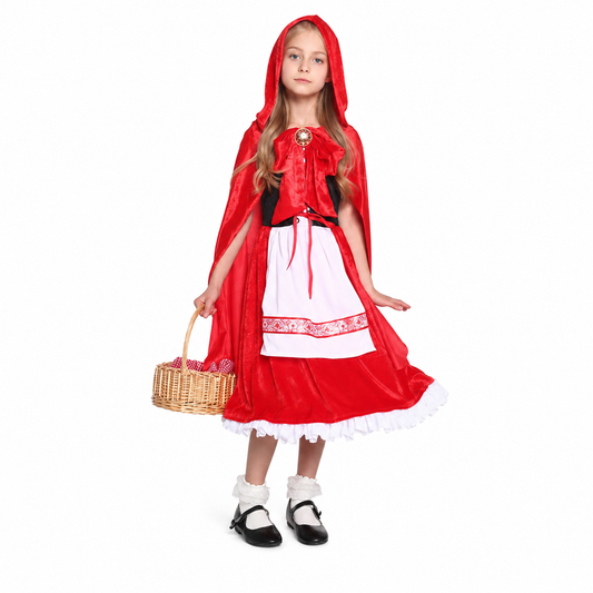 Girls Pretty Red Riding Hood Halloween Costume - product image 2