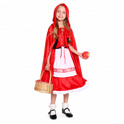 Girls Pretty Red Riding Hood Halloween Costume - product image 4