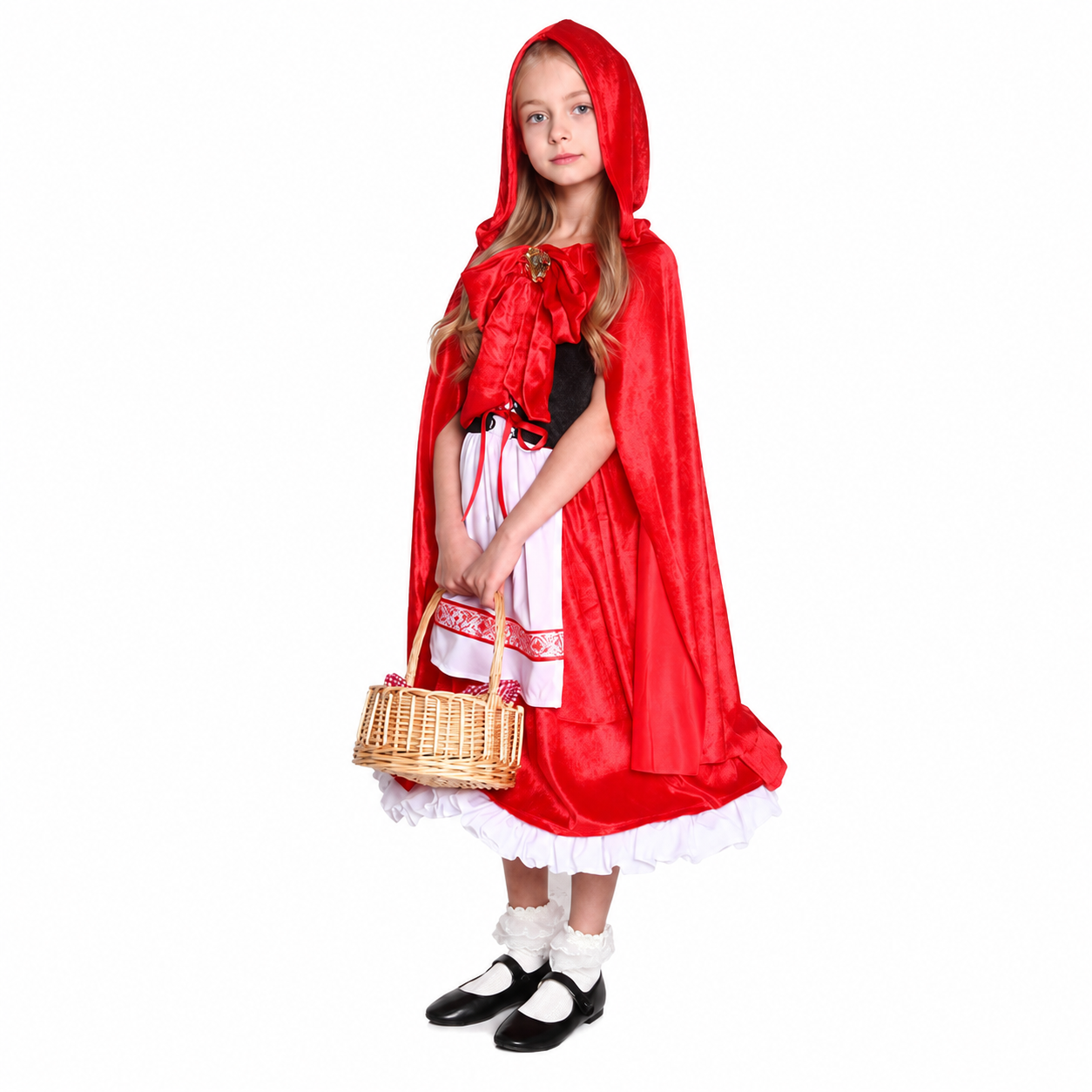 Girls Pretty Red Riding Hood Halloween Costume - product image 6