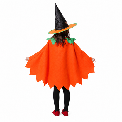 Kids Pumpkin Cape Set Halloween Costume - product image 4