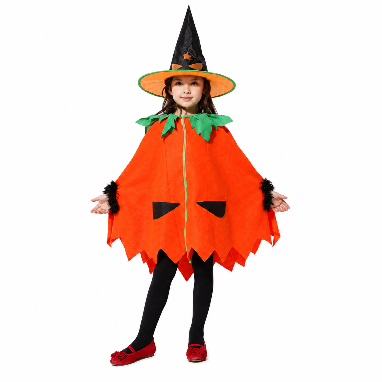 Kids Pumpkin Cape Set Halloween Costume - product image 6