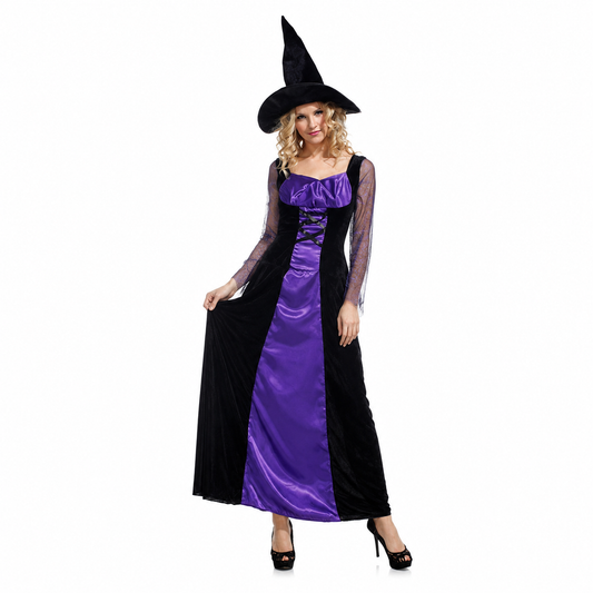 Women's Adult Purple Witch Halloween Costume - product image 1