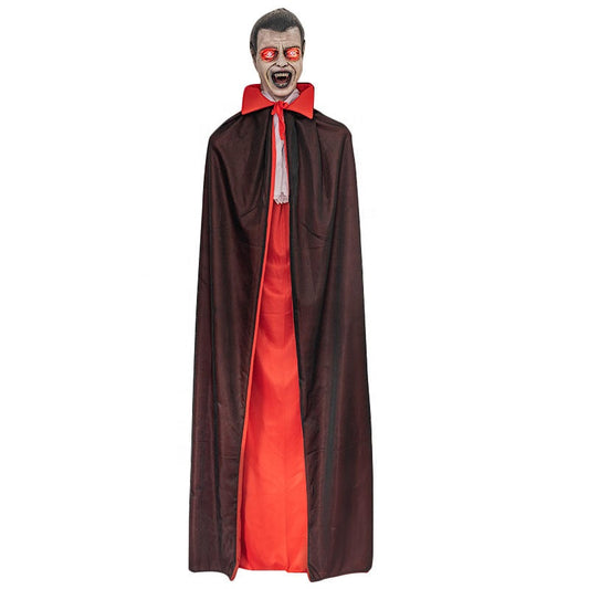 Hanging Vampire Decoration – Blinking Red Eyes & Hissing Sound, 5.2 Ft, Battery-Operated - product image 1
