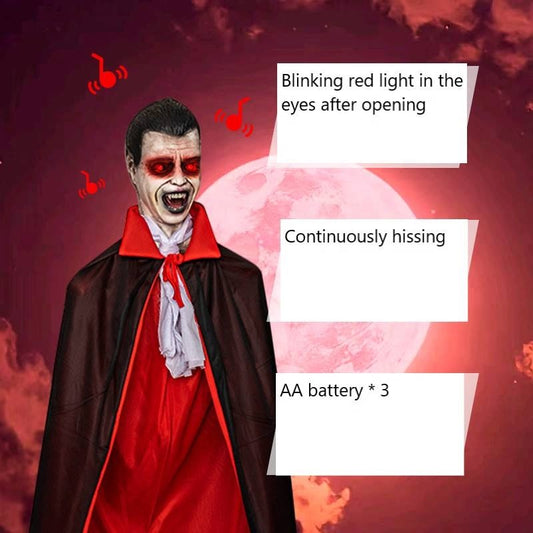 Hanging Vampire Decoration – Blinking Red Eyes & Hissing Sound, 5.2 Ft, Battery-Operated - product image 2