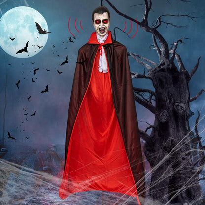 Hanging Vampire Decoration – Blinking Red Eyes & Hissing Sound, 5.2 Ft, Battery-Operated - product image 4