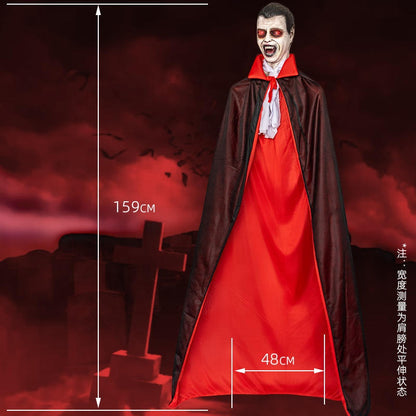 Hanging Vampire Decoration – Blinking Red Eyes & Hissing Sound, 5.2 Ft, Battery-Operated - product image 6