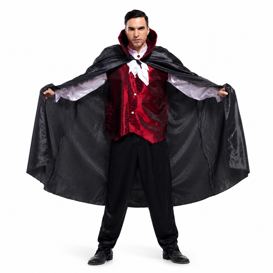 Men's Red Vest Vampire Halloween Costume - product image 1