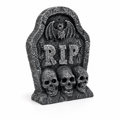 RIP Purple Tombstone Halloween Graveyard Decoration – Ground Stake Yard Prop - product image 3