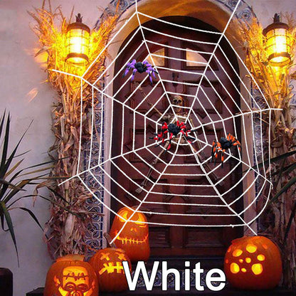 8 Ft (2.5 m) Round Spider Web Halloween Decoration - product image 2