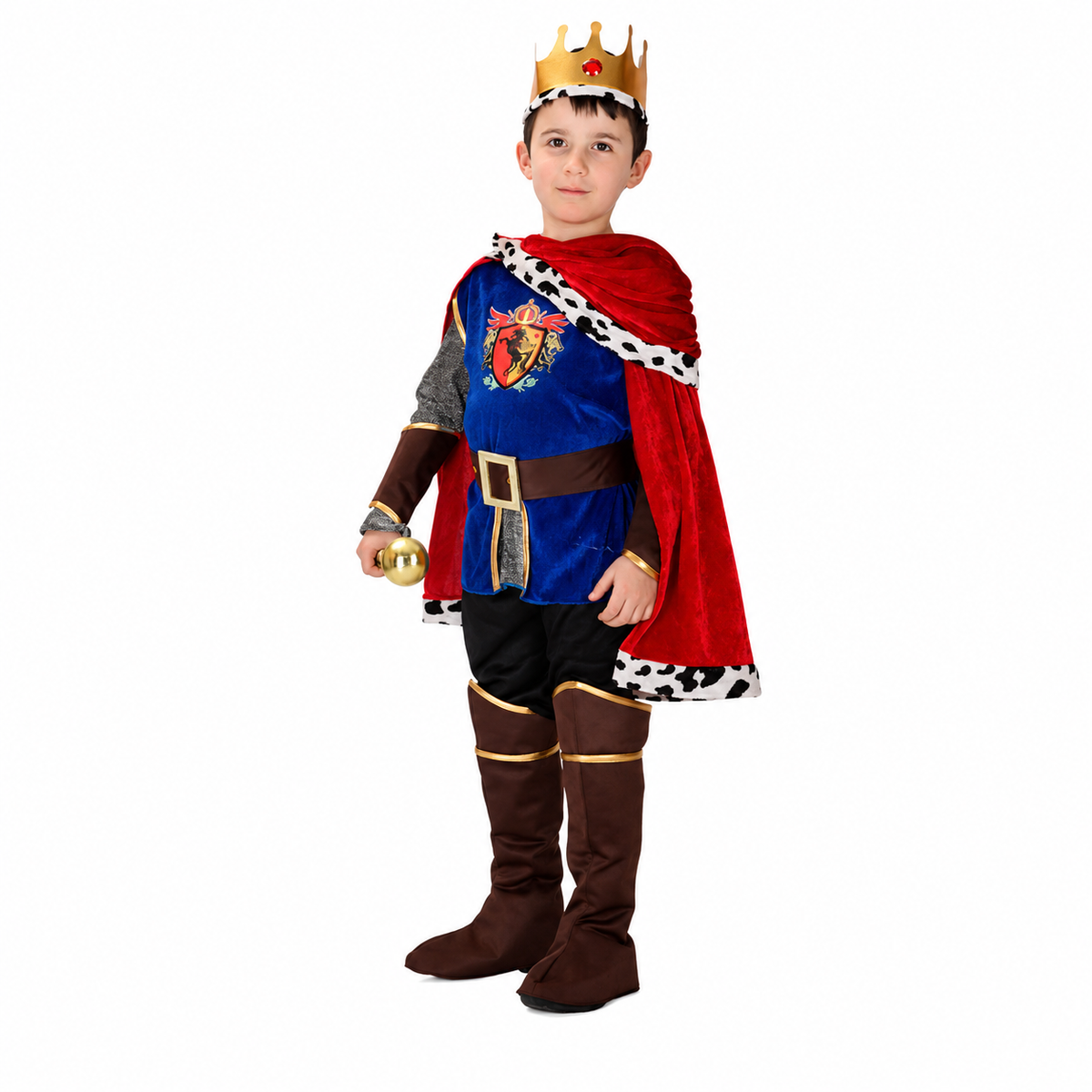 Boys Royal King Halloween Costume – Deluxe 7-Piece Set - product image 2