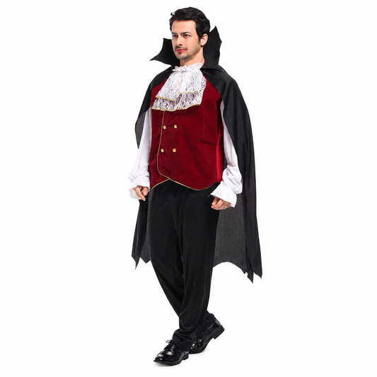 Men's Royal Vampire Count Halloween Costume - product image 2