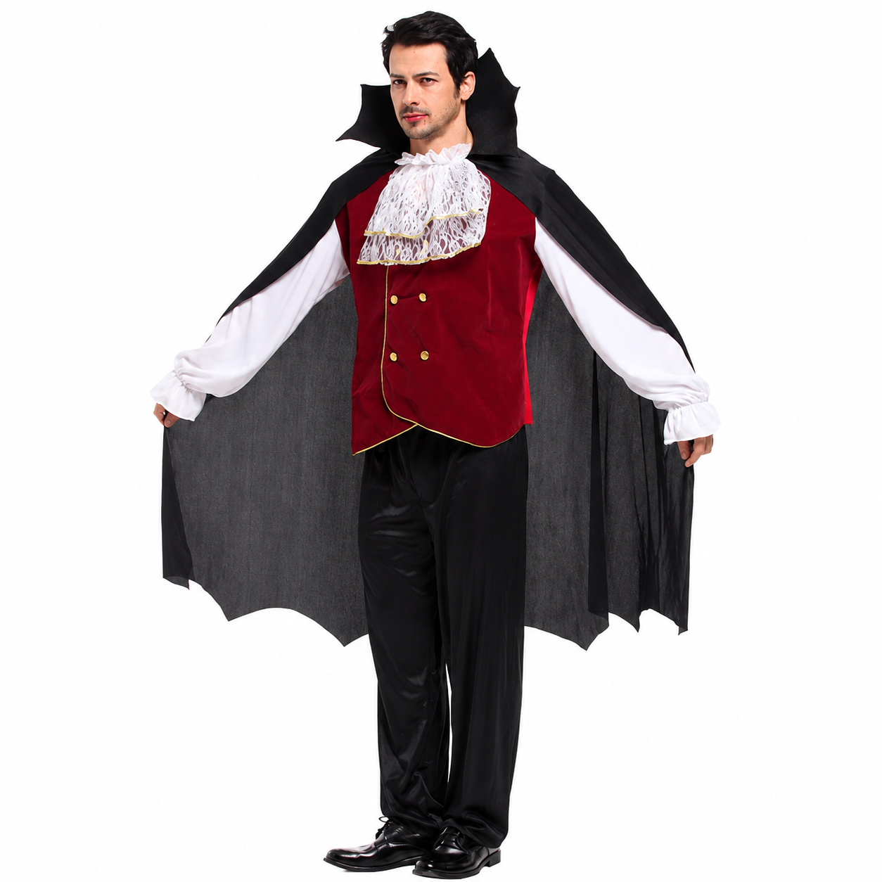 Men's Royal Vampire Count Halloween Costume - product image 5