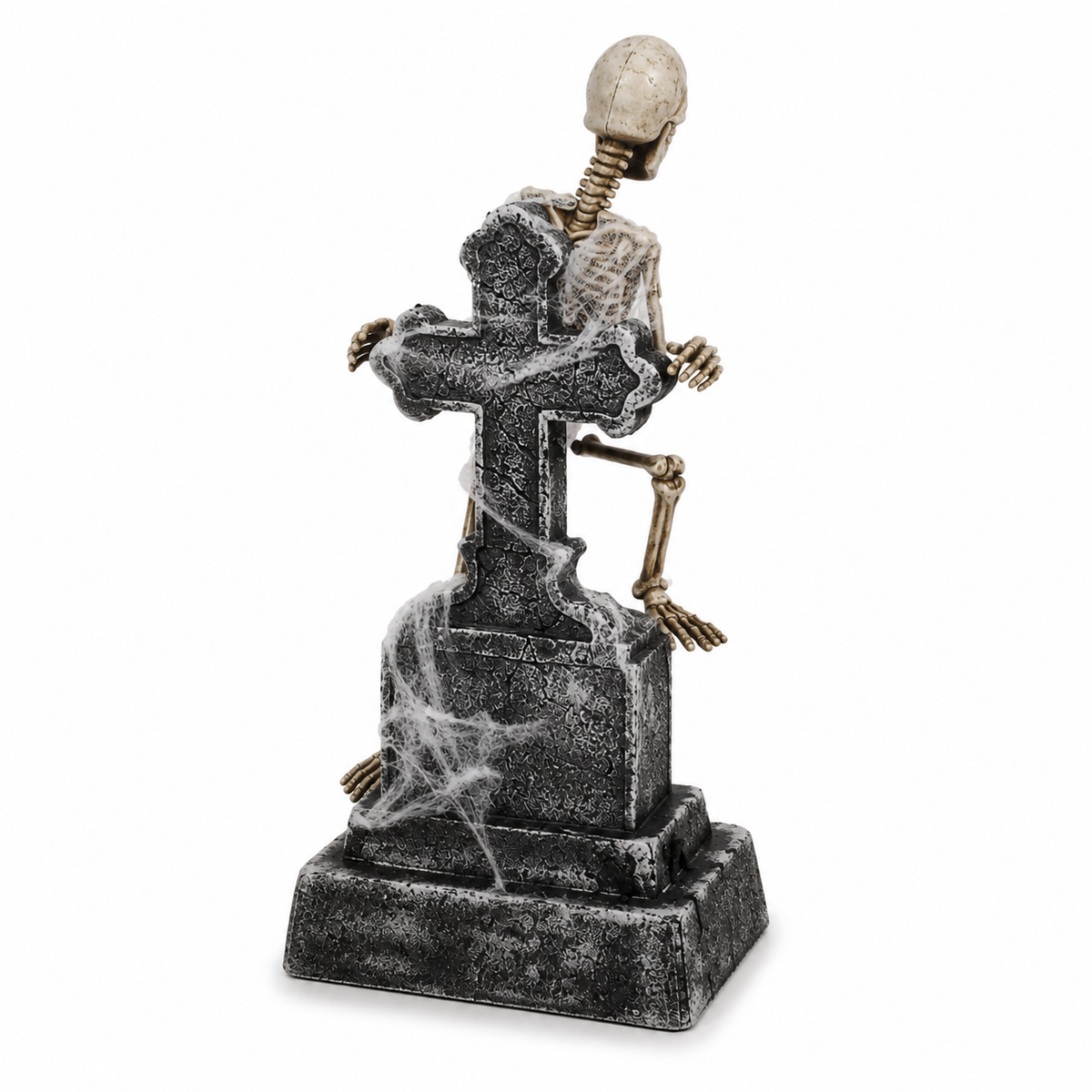 46 In Animated Swaying Ghost with Tombstone, Lights & Sound – Halloween Prop – alternate product view 3