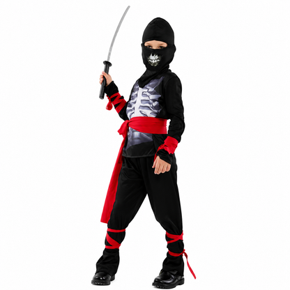 Boys Skeleton Ninja Halloween Costume - product image 5