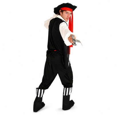 Men's Skeleton Pirate Halloween Costume - product image 5