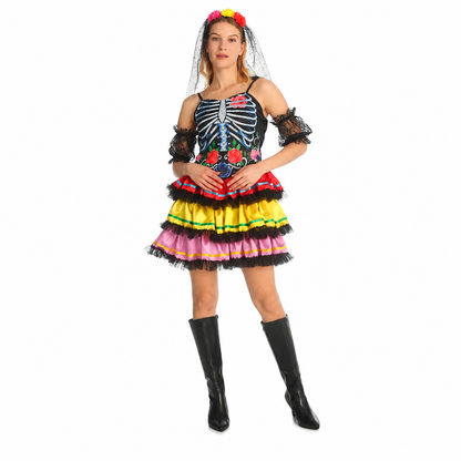 Women's Skeleton Undead Party Halloween Costume - product image 1