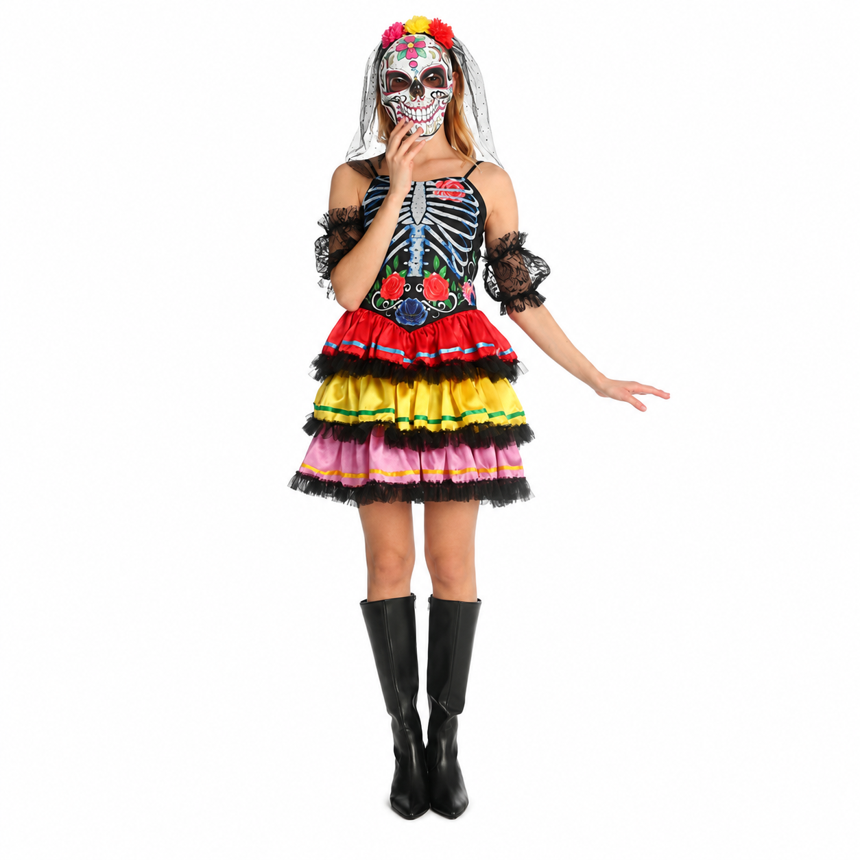 Women's Skeleton Undead Party Halloween Costume - product image 3