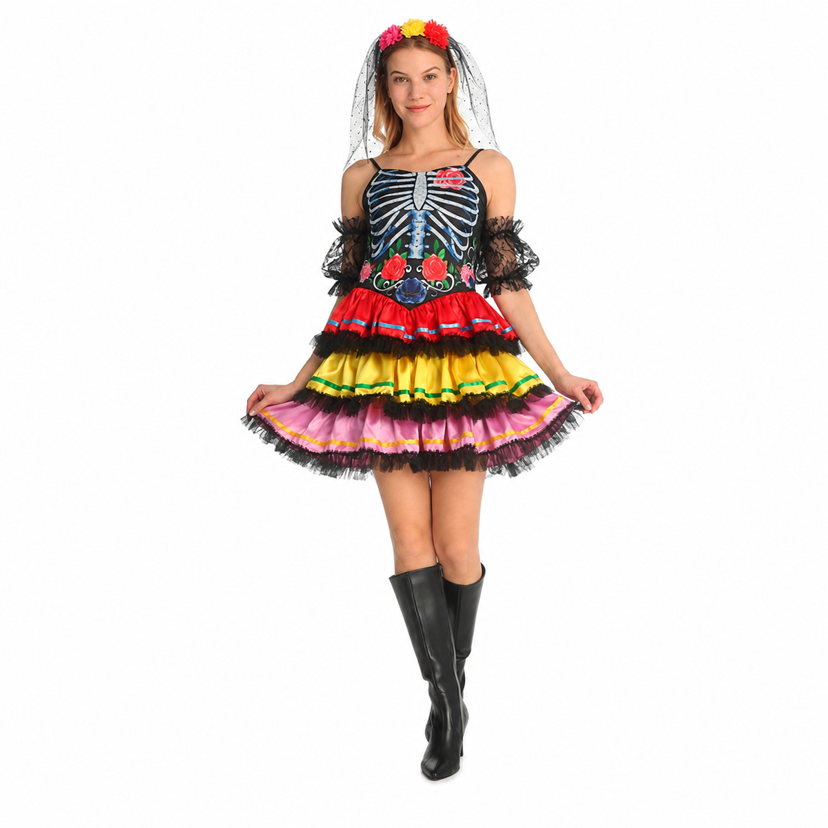 Women's Skeleton Undead Party Halloween Costume - product image 4