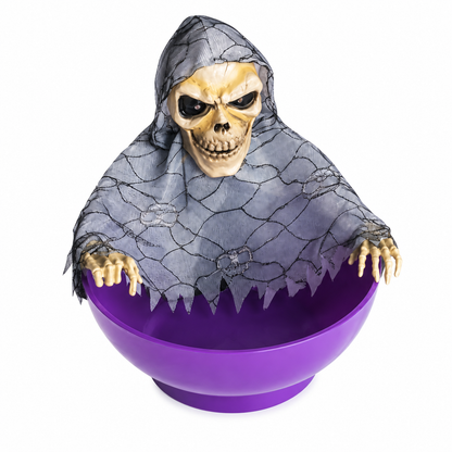 Halloween Candy Bowl – Light-Sensing Light-Up Prop with Sound Effects, Battery-Operated - product image 4