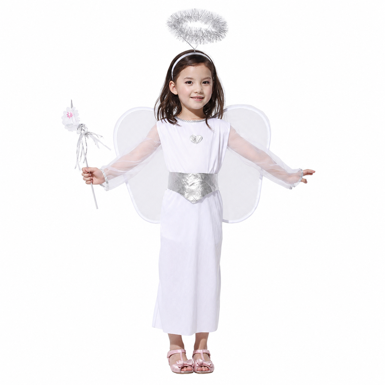 Girls Snow Angel Halloween Costume - product image 1