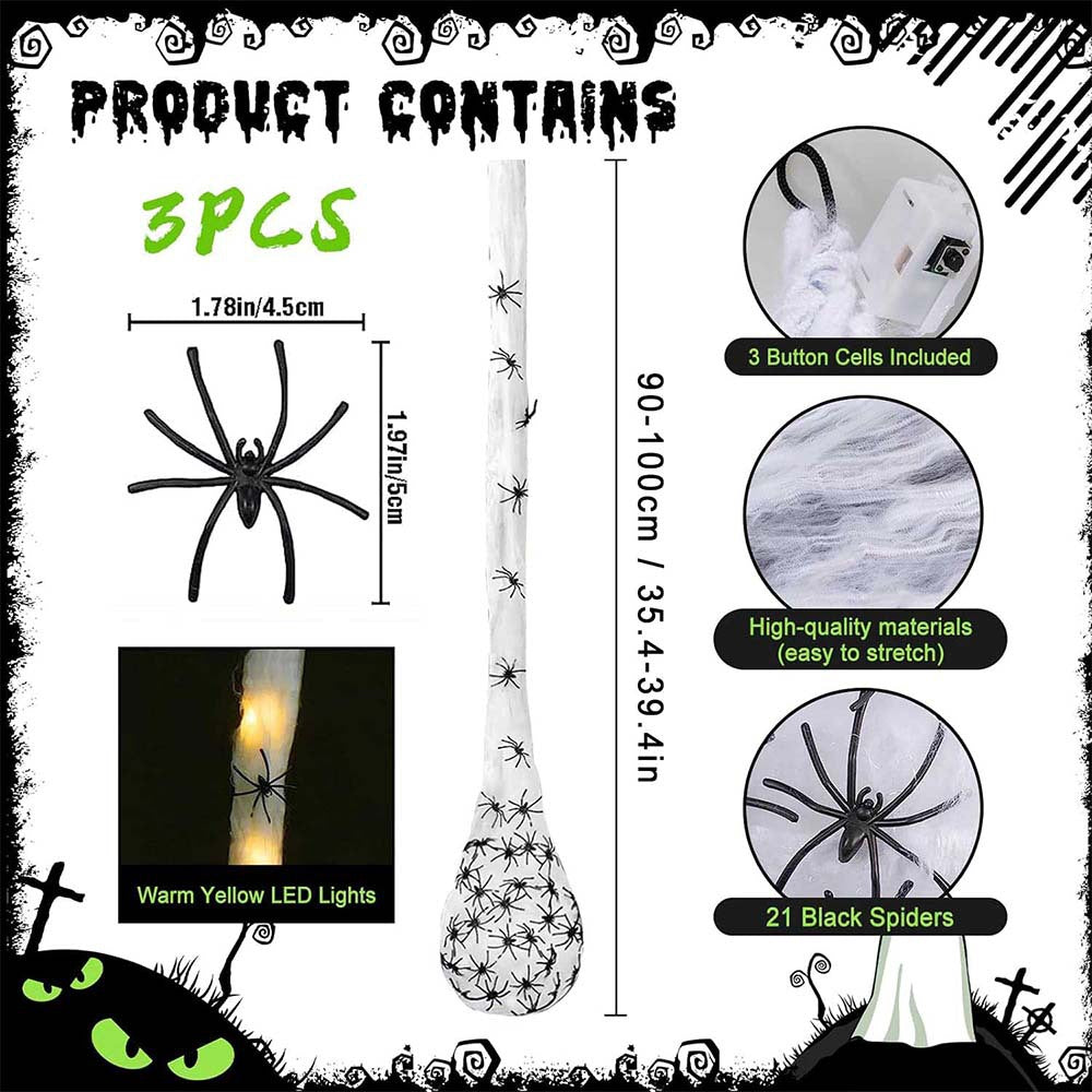 Light-Up Spider Egg Halloween Decoration - product image 6