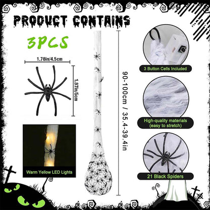 Light-Up Spider Egg Halloween Decoration - product image 6