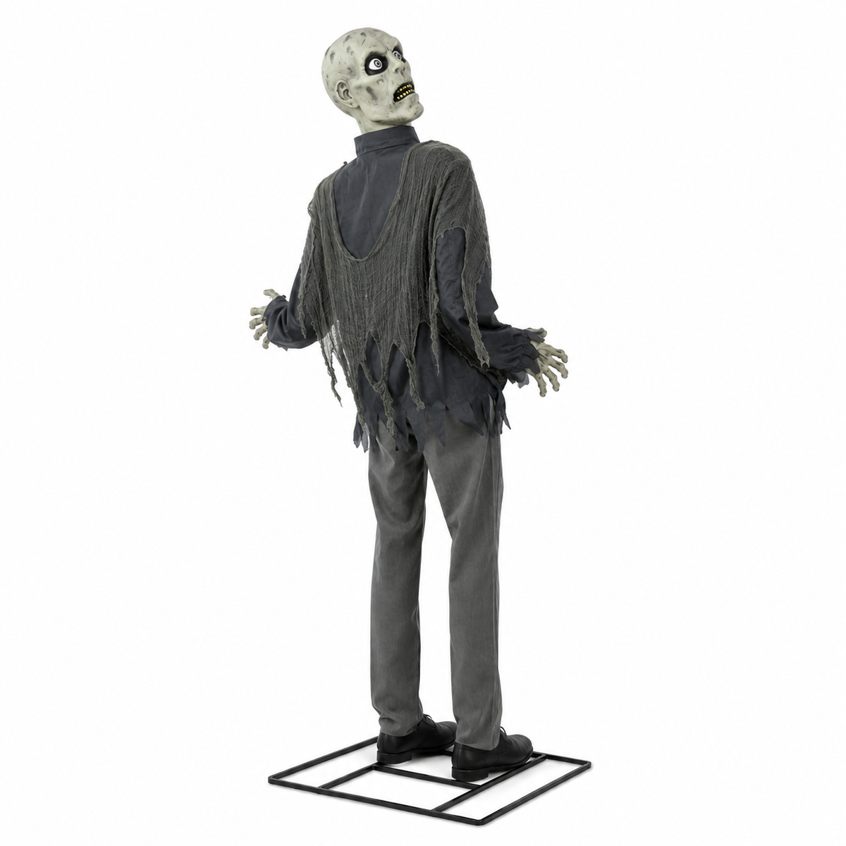 6.2 Ft Swaying Zombie with Head Motion & Sound – Halloween Prop – alternate product view 3