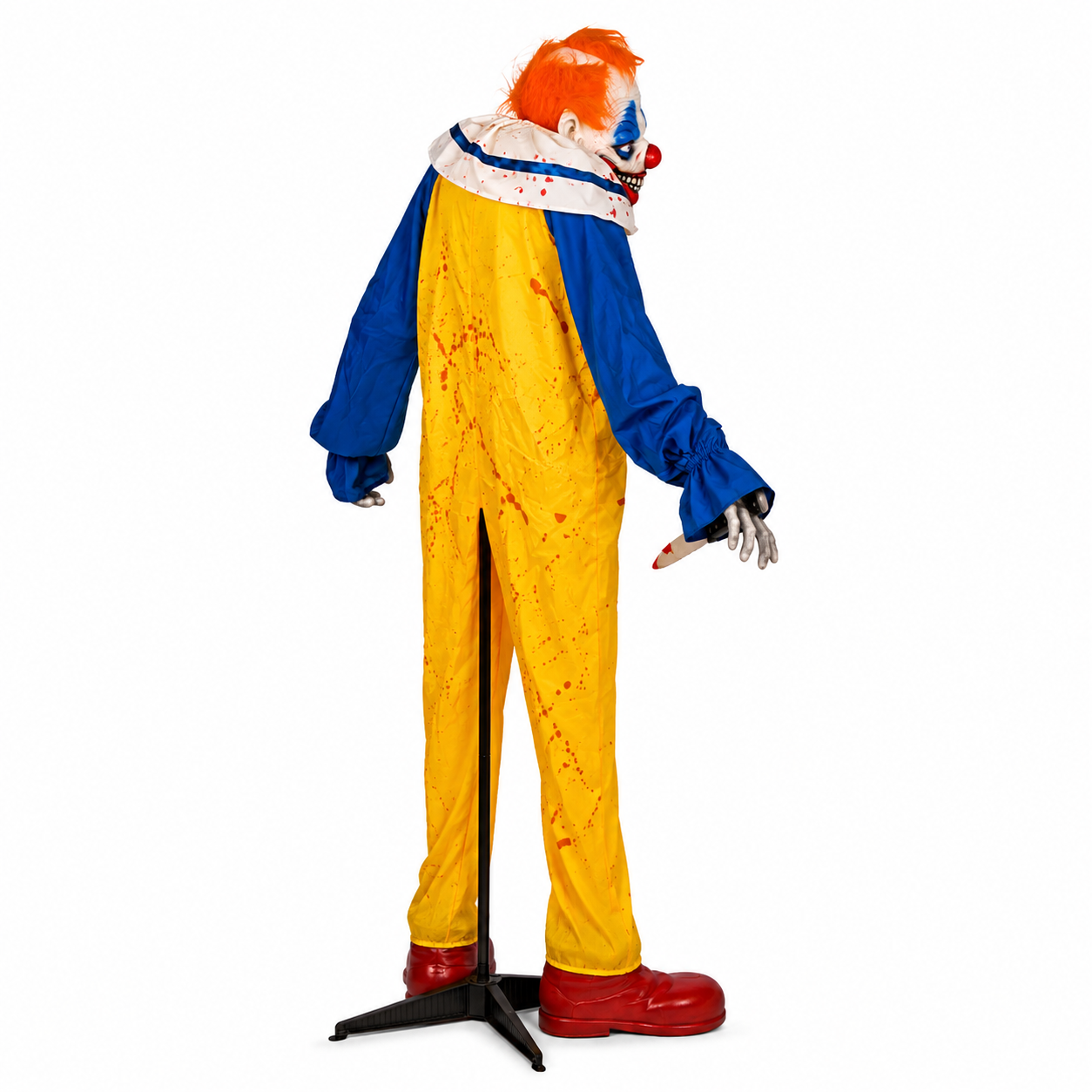 Sound-activated clown prop with light and motion effects