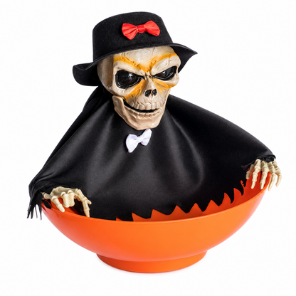 Halloween Candy Bowl – Light-Sensing Light-Up Prop with Sound Effects, Battery-Operated - product image 5