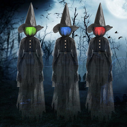 Three Holding-Hands Witches Prop Halloween Decoration - product image 5