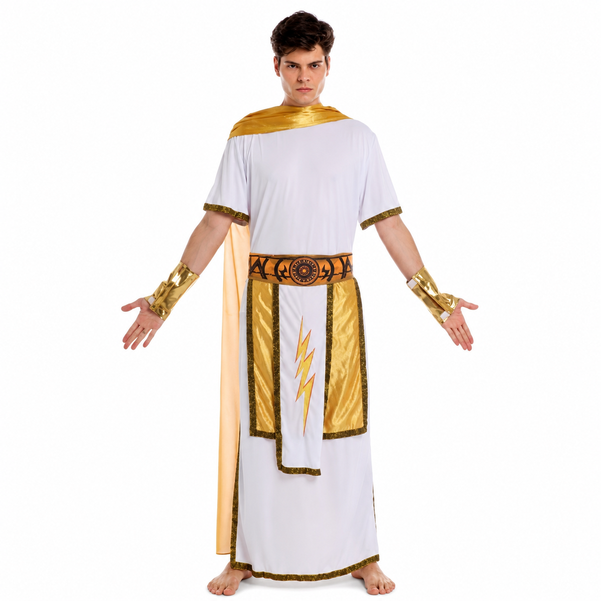 Men's Thunder Zeus Halloween Costume - product image 1
