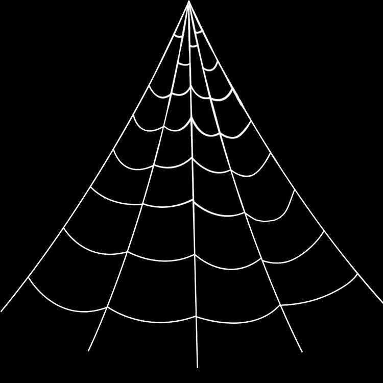 16 Ft (5 m) Triangular Spider Web Halloween Decoration - product image 2