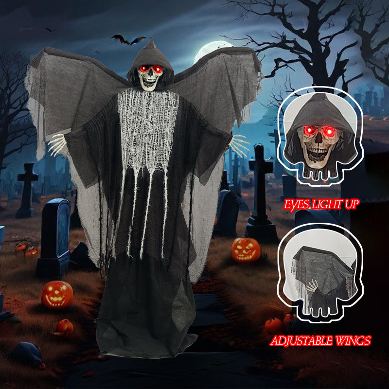 Standing Winged Ghost Halloween Decoration - product image 3
