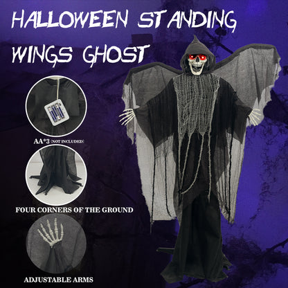 Standing Winged Ghost Halloween Decoration - product image 5